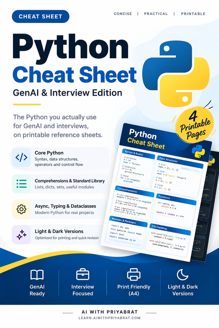 Cover of Python Cheat Sheet